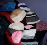 group of 10 hats