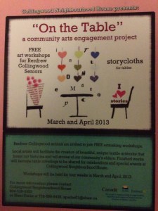 Story-Art project with seniors